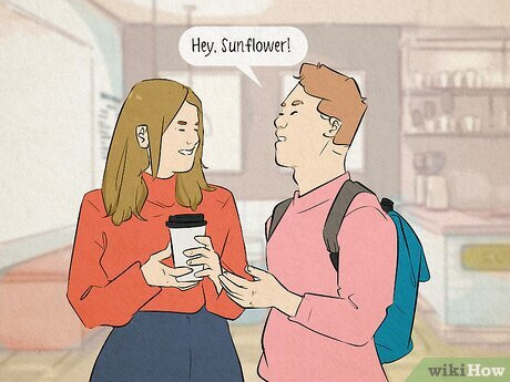 Nickname her after a lovely flower or natural phenomena.