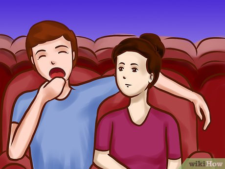 Step 3 Start yawning.