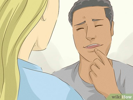 He's trying to make a good impression, but he’s nervous about it.