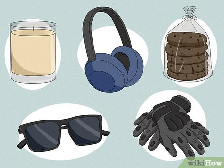 Buy or make 5 small gifts, each one catering to one of the body’s senses.