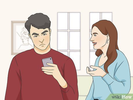 He changes the subject when you bring up sex.