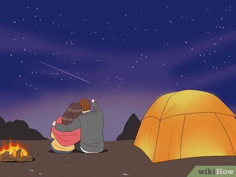 Hiking, fruit-picking, and stargazing are fun and active date ideas.