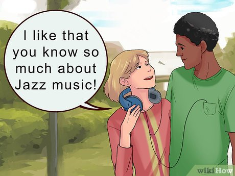 Step 1 Admire your date’s interests.