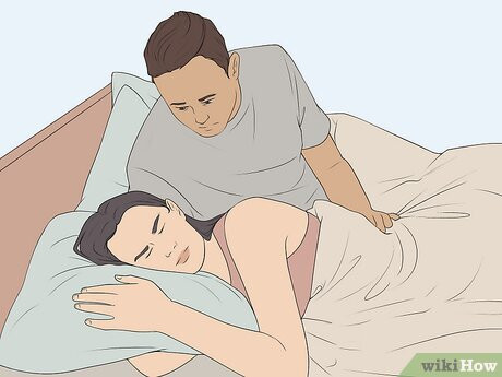 Step 8 She avoids physical contact.