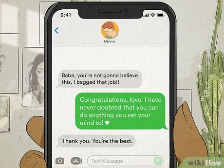 By recognizing his success, you can make him feel great about himself.